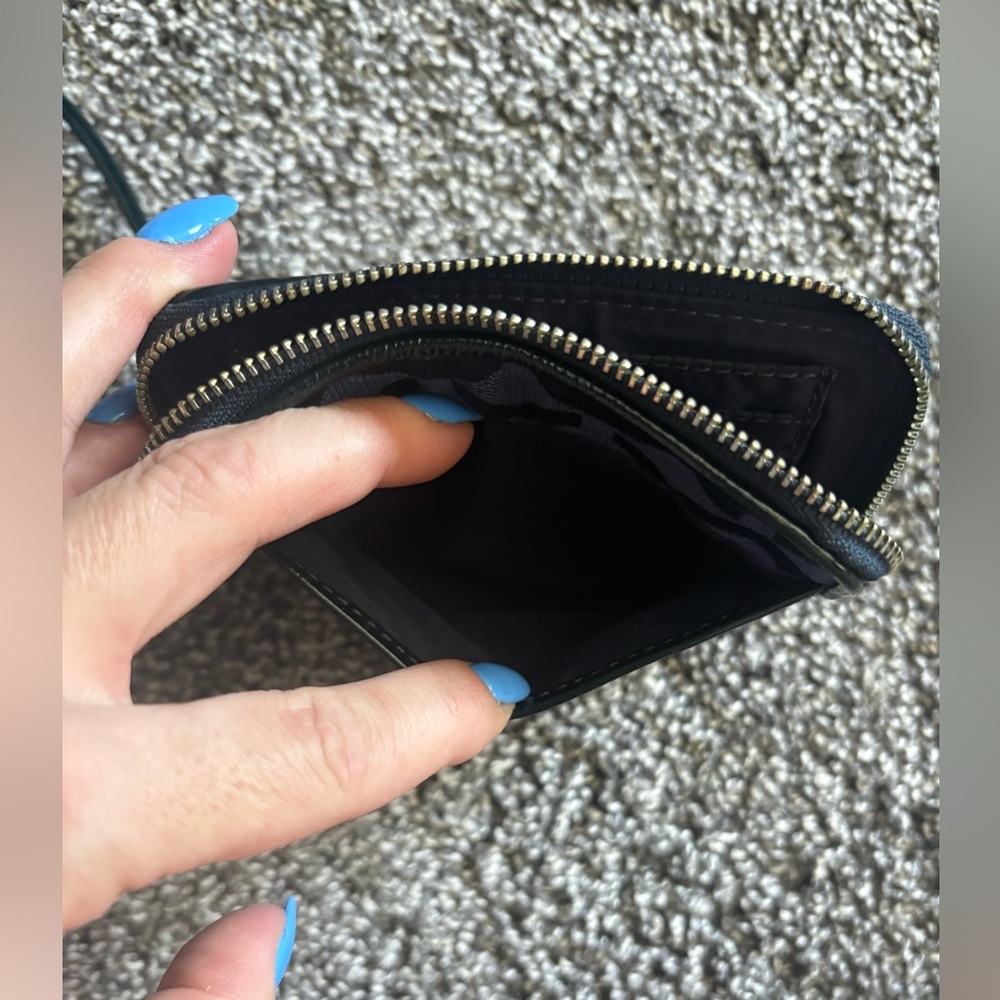 Coach Poppy op Art navy wristlet - Picture 6 of 7